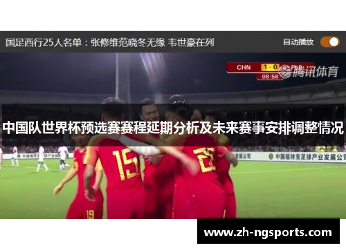 中国队世界杯预选赛赛程延期分析及未来赛事安排调整情况