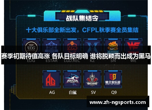 赛季初期待值高涨 各队目标明确 谁将脱颖而出成为黑马