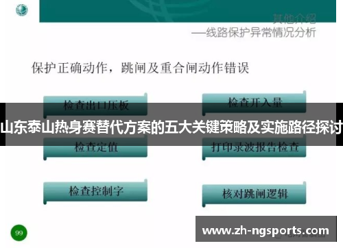 山东泰山热身赛替代方案的五大关键策略及实施路径探讨
