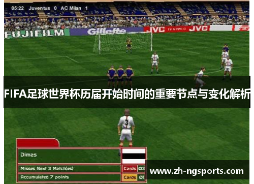 FIFA足球世界杯历届开始时间的重要节点与变化解析